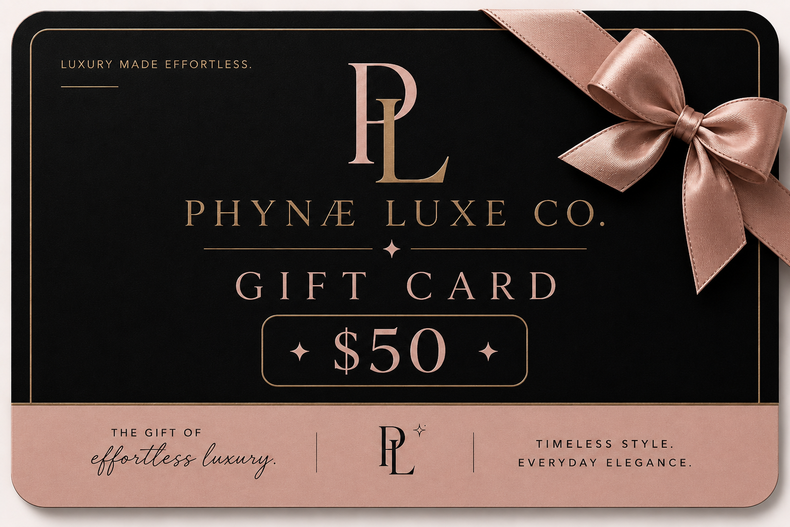 Phynae Luxe Co. Digital Gift Card